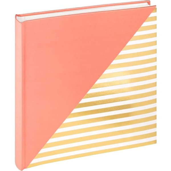 "Traditionella fotoalbum i fantasi "Walther" för 100 foton 10x15 cm - Rosa - L 26 x B 25 cm"