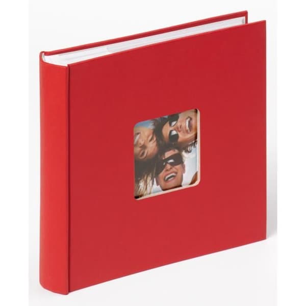 Memoalbum att lägga Fun, 200 ph. 13x18 cm, röd
