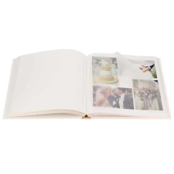 Fotoalbum - GOLDBUCH - REGNANDE HJÄRTAN - 60 vita sidor - 240 foton - Beige omslag 30x30 cm
