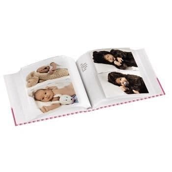 Fotoalbum - HAMA - Moni - 200 foton 10x15 cm - Rosa - Anpassningsbar