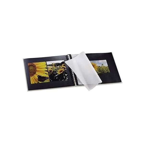 Fotoalbum Spirales Fine Art, 50 svarta sidor 28 x 24 cm Coloris Craie
