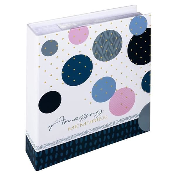 Walther Design Amazing Memories, Memo slip-in album 200 bilder 13x18 cm, blå - ME-487-L