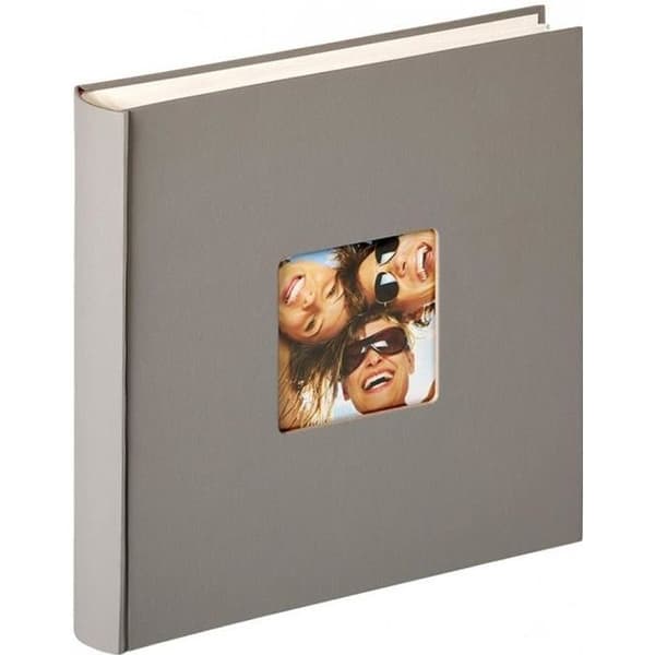 Fotoalbum - Walther Design - Roligt - 30x30 cm - 100 sidor - Grå vinylomslag