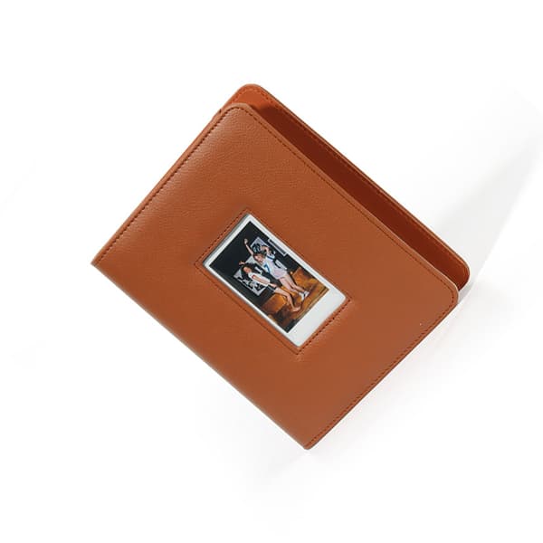 INF Fotoalbum i PU-lær, 3 tommer, 288 lommer, uthult design