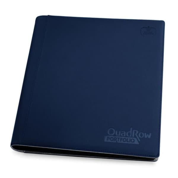 Kortalbum - Ultimate Guard - 12-Pocket QuadRow - XenoSkin Marinblå - Max 480 kort - Blandat