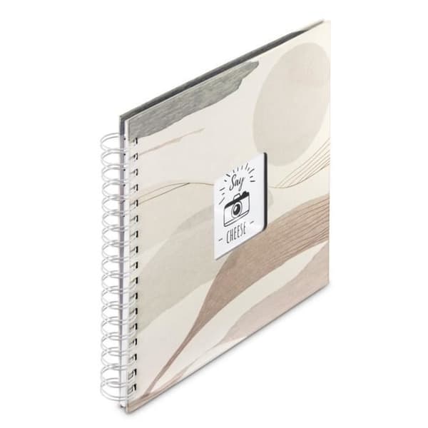 S spiralbinder - Akvarell - 28 x 24 cm - 50 vita sidor - Brun - FSC-mixat papper