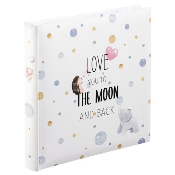 Fotoalbum To The Moon, 25 x 25 cm, 50 vita sidor