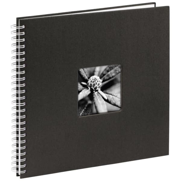 Hama Spiral Album Fine Art 36x32 Cm 50 Hvide Sider Sort