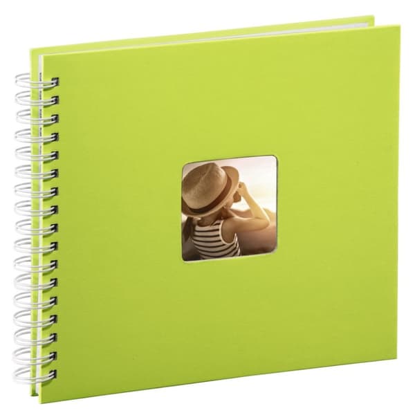 Hama Spiral Album Fine Art 28 X 24 Cm 50 White Pages Kiwi