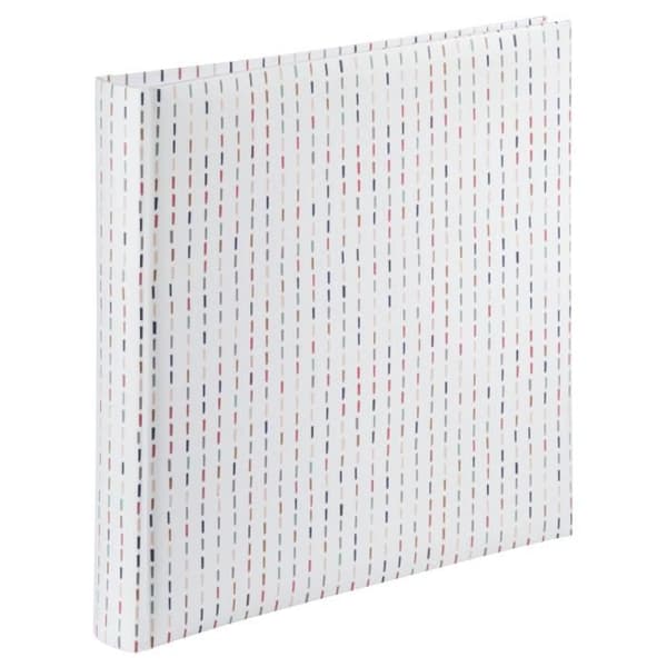 "Graphic" stort format album, 30 x 30 cm, 80 vita sidor, Multicolored Stripes
