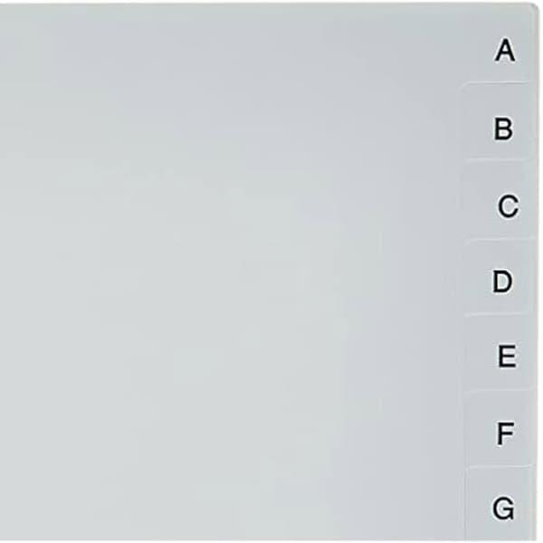 Abecedario - ESSELTE - 47140 - A-Z - PP - DIN A4 - Kartong omslag B/N