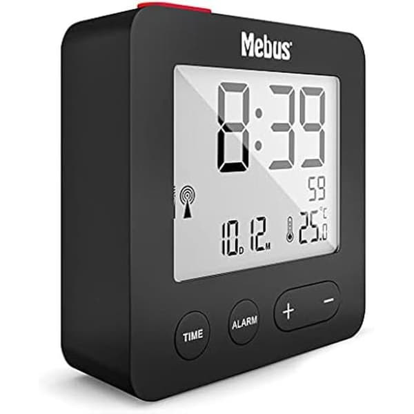 Elektronisk väckarklocka - MEBUS - Modell 25801 - Flerfärgad - Höggkvalitativa material - Unisex