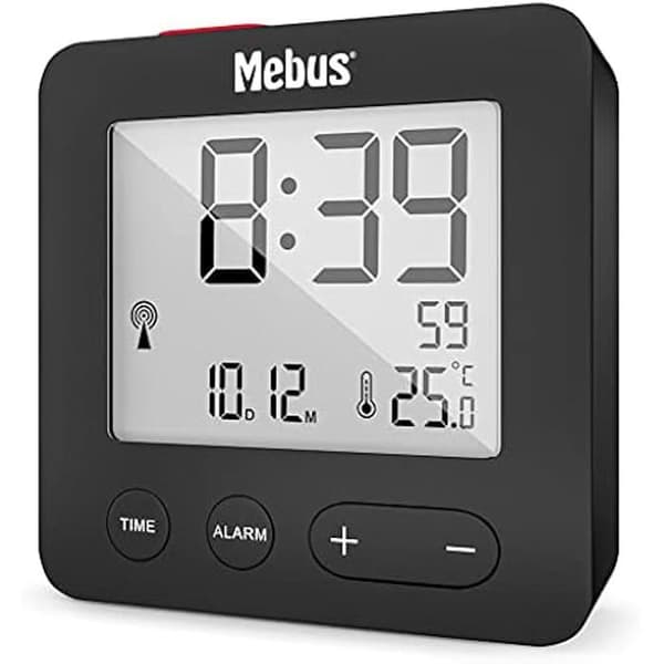 Elektronisk väckarklocka - MEBUS - Modell 25801 - Flerfärgad - Höggkvalitativa material - Unisex