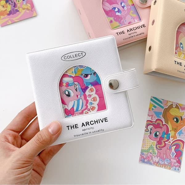 INF Mini fotoalbum med 3 ringer, avtakbar kortholder