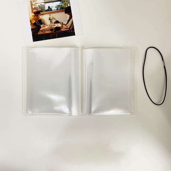 INF Vertikal Fotoalbum - Gjennomsiktig PVC Minnebok 5 inches
