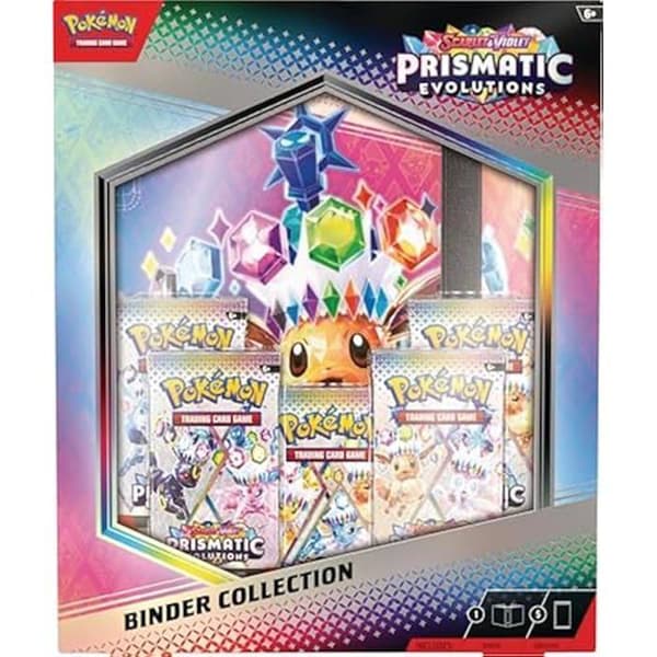 Binder Collection - POKÉMON - Scarlet & Violet - 5 Boosters - 21 Sidor med Fickor 9 - Svart Färg