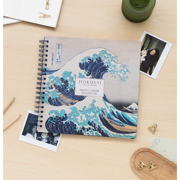 The Great Wave of Kanagawa Hokusai Scrapbook Photo album