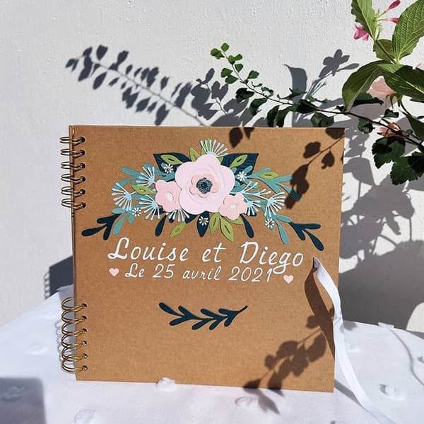 Kraftspiralalbum 40 vita sidor 25 x 25 cm