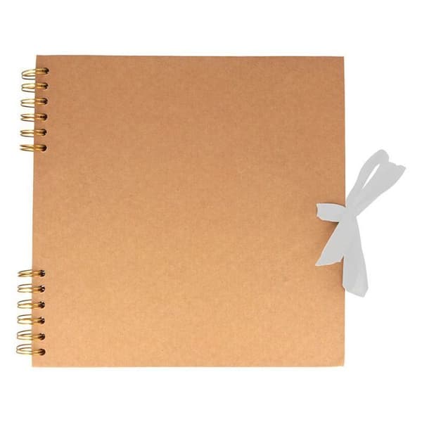 Kraftspiralalbum 40 vita sidor 25 x 25 cm