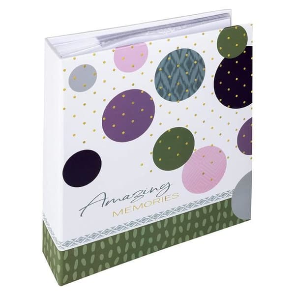 Walther Design Amazing Memories, Memo slip-in album 200 bilder 13x18 cm, grön - ME-487-A