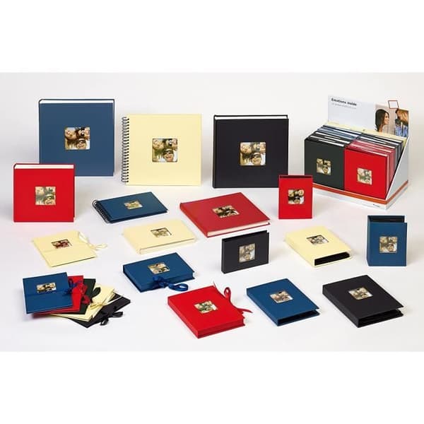 Fotoalbum - Walther - Design Fun 400 - 10x15 cm - Rött omslag - 400 foton