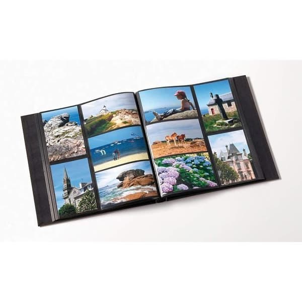 Fotoalbum - Grindy - 10x15 cm - Svart - 400 Foton - Konstlaminerat Omslag