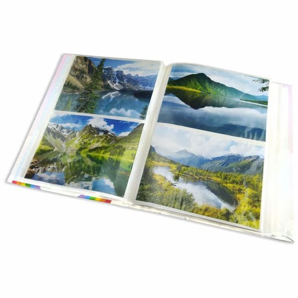 Album - fotoalbum Mareli - 1 - Fotoalbum för nyfödda cm 2x28 med fickor innehåller 200 foton cm 3x8, blå luftballong