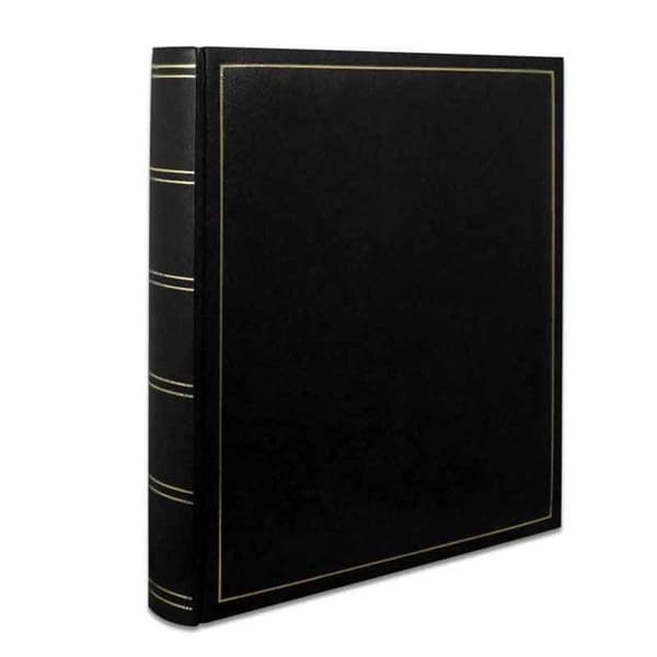 Fotoalbum - Ej specificerat - Jumbo - Svart konstläder - 100 sidor - 500 bilder 10x15 cm