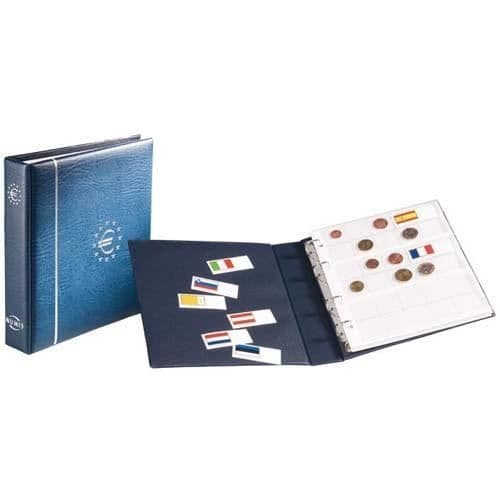 Album Numismatiskt - Ej specificerat - Format NUMIS - Konstläder - 4 ringar - 6 sidor