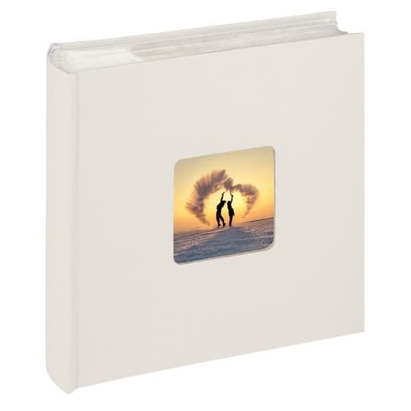 Album och fotoramar att stå - Fotoalbum med fickor 10 x 15 cm "Walther Fun" - 200 bilder - Vit