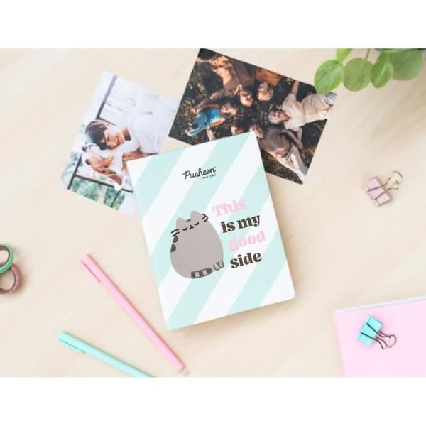 Fotoalbum - Pusheen - 100 fickor - 10x15 cm - Hårt pärm - Officiell