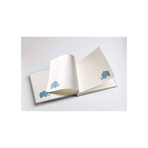 Blue Elephant Baby Photo Album 25x28 50 vita sidor