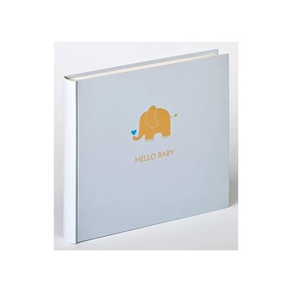 Blue Elephant Baby Photo Album 25x28 50 vita sidor