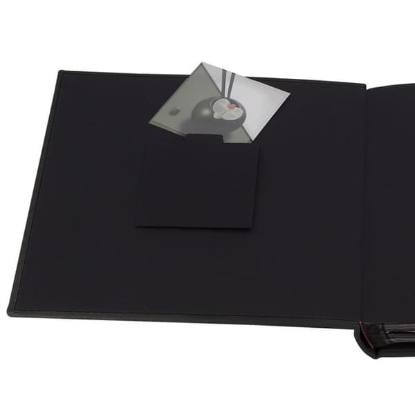 Fotoalbum - Walther - Svart & Vitt - 27x26 cm - 50 sidor - Svart färg