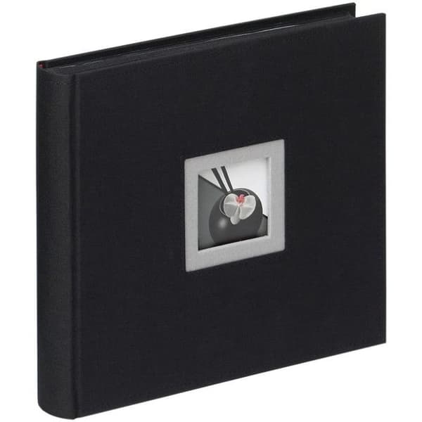 Fotoalbum - Walther - Svart & Vitt - 27x26 cm - 50 sidor - Svart färg