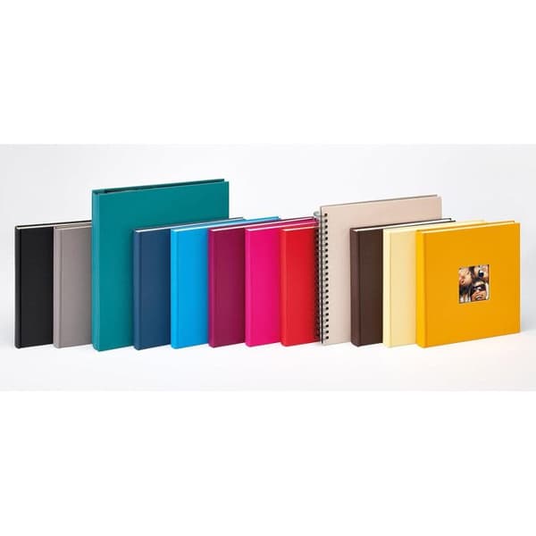 Notebook - WALTHER - ROLIG HELLGR. - 30x30 cm - 50 sidor - Svart