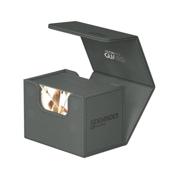 Ultimate Guard Sidewinder 80+ Förvaringsbox XenoSkin Monocolor Grå
