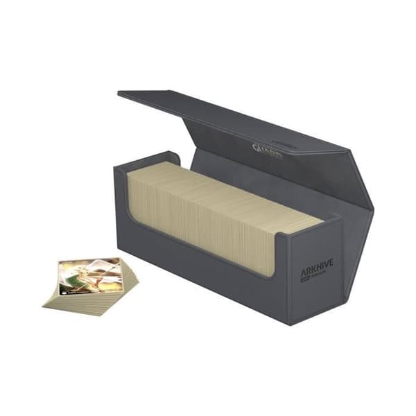 Ultimate Guard Arkhive 400+ XenoSkin Monocolor Grå förvaringsbox
