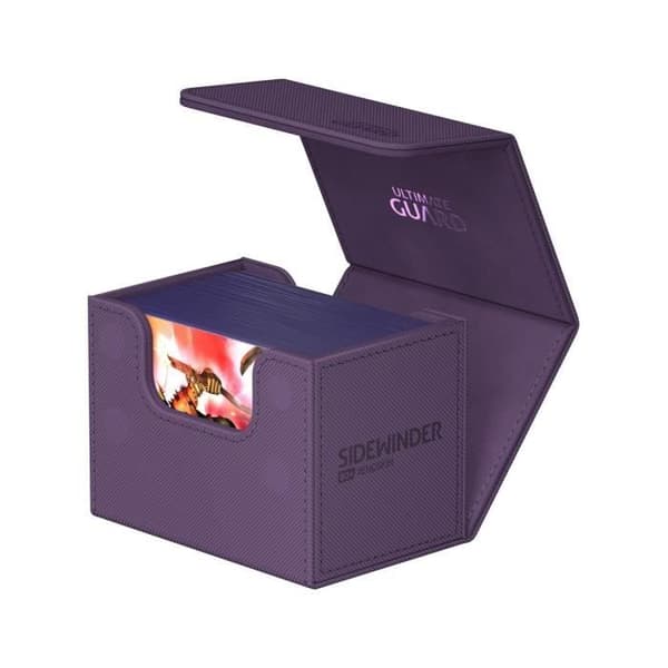 Förvaringslåda för kort - ULTIMATE GUARD - Sidewinder 80+ - Enfärgad Lila - Unisex - Vuxen