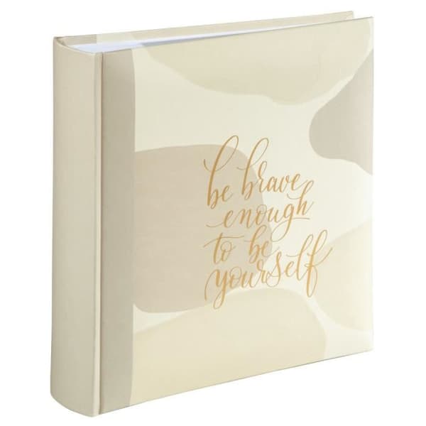 Memo fotoalbum "Brave", för 200 bilder i formatet 10 x 15 cm, beige Beige