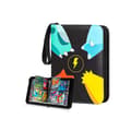 Miniatyrbild 1 av 2: Fickmappar med Pokémon-mönster för 400 kort med zip-förslutning svart