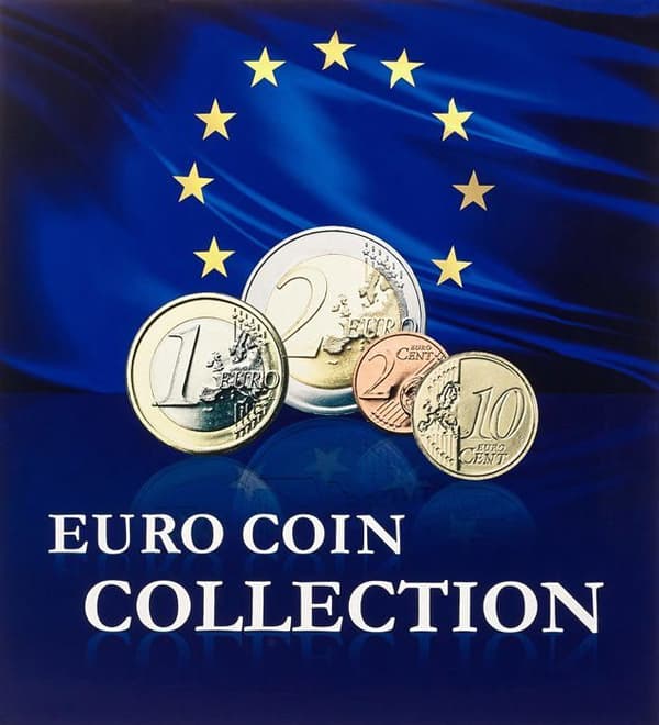 Leuchtturm1917 - 346511 - Album PRESSO Collection Euro Coin, för 26 kompletta uppsättningar euro