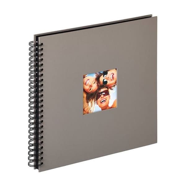 Album med spiralbind 50 sidor "Walther fun" - 200 foton 10 x 15 cm - Taupe