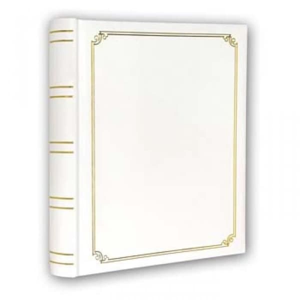 Fotoalbum ZEP adhesive Wedding ADHESIVE - 60 vita sidor - 240 bilder - Vitt omslag 30,5x32cm