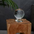 Miniatyrbild 4 av 7: Glasboll med stativ Kristallboll Glasstativ Glasboll Fotoboll  perfekt för meditation, fotografering, dekoration