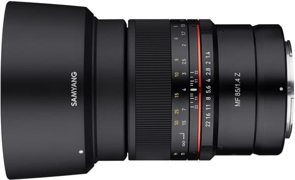 Samyang MF 85mm f/1.4 Z lens for Nikon