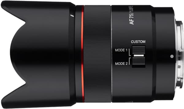 Samyang AF 75mm f/1.8 lens for Sony