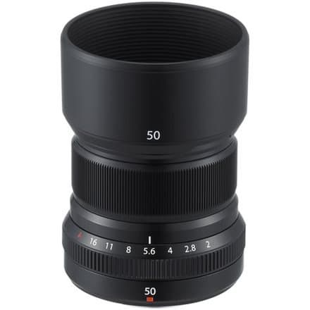 Fujifilm Fujinon XF 50mm f/2 R WR lens, black