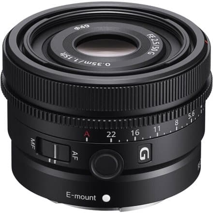 Sony FE 50mm f/2.5 G lens Sort