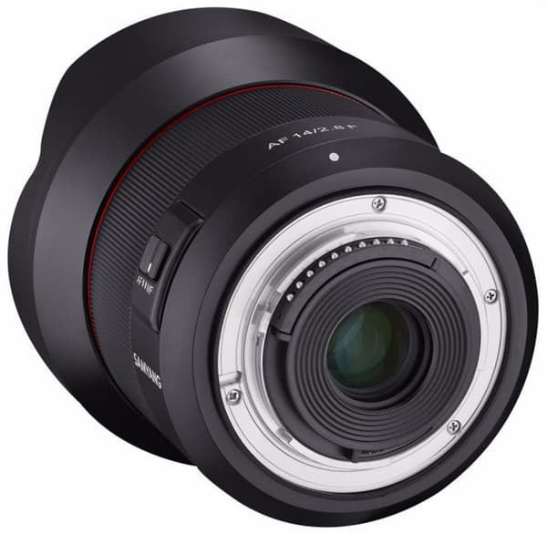Samyang AF 14mm f/2.8 lens for Nikon Sort